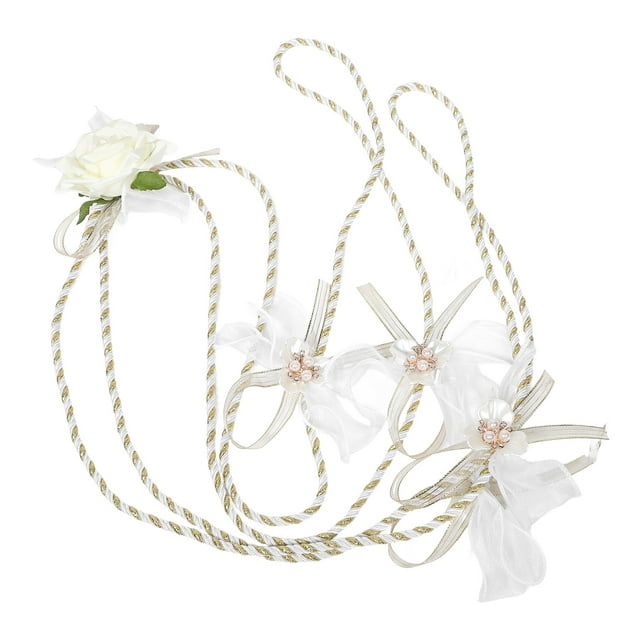 Rose Wedding Lasso Rope Traditional Western Wedding Unity Cord Catholic Wedding Unity Rope Embellishment For Bridal Ceremony Wedding Party Favor