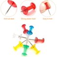 thumbnail image 4 of 100 PCS Multicolor Decorative Push Pins, Wall Push Pins, Plastic Head Push Pins with Case, Decorative Push Pins for Cork Board Gold Bulletin Board (5 Colors), 4 of 5