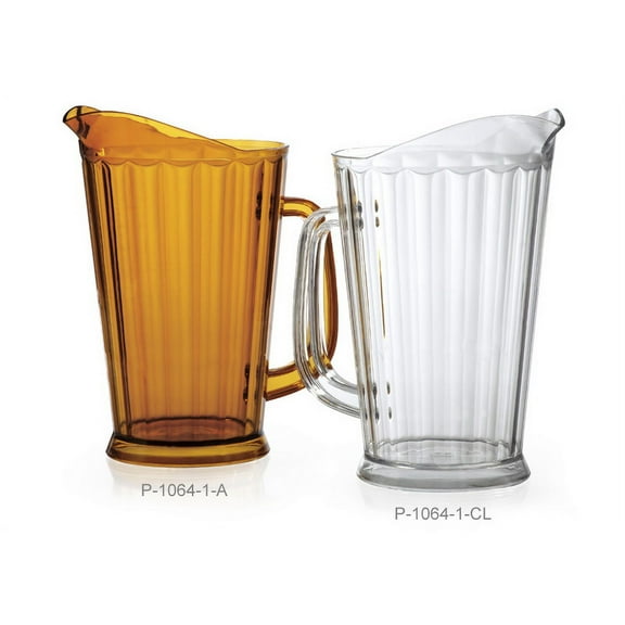 (Price/case)G.E.T. Enterprises P-1064-1-CL Pitcher 60 Ounce San. Clear 1-1 Dozen