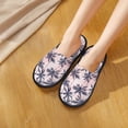 thumbnail image 4 of House Slippers for Women Men - Abstract tropics palm trees Lightweight House Shoes Fuzzy Slippers, Soft Slip-On Cozy House Slippers for Woman Indoor Outdoor, 4 of 7