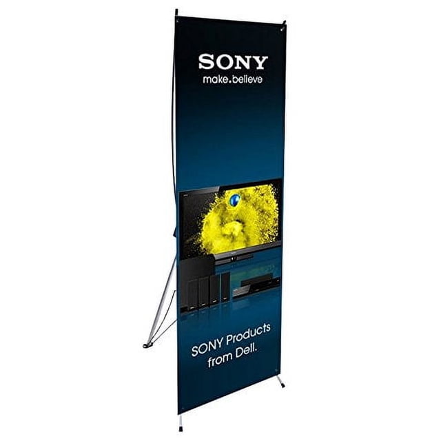 Signworld X Support de Bannière portable pour Exposition Professionnelle
