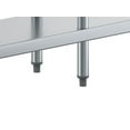 thumbnail image 4 of Glownary  18" x 84" 18 Gauge 304 Stainless Steel Commercial Work Table with Galvanized Legs and Undershelf, 4 of 5