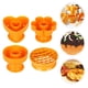 thumbnail image 4 of 4 moldes para pan, prácticos moldes para manualidades, accesorios de plástico para hornear (naranja), 4 of 5
