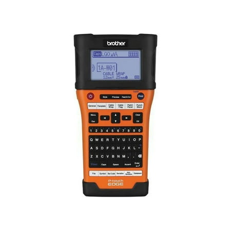 UPC: 0012502635987 | BROTHER PT E500 Portable Label Printer  P-Touch EDGE Series  Single Color