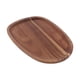thumbnail image 3 of Whole Wood Lovesickness Wood Irregular Oval Solid Wood Pan Plate Fruit Dishes Saucer Tea Tray Dessert Dinner Plate Tableware Set, 3 of 11