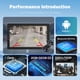 thumbnail image 2 of Radio de coche Haudio 10.1 Single DIN con pantalla táctil giratoria GPS, 2 of 6