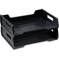 thumbnail image 2 of Skilcraft Letter Size Desk Tray - Plastic - Black (NSN0944307), 2 of 2