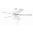 thumbnail image 1 of Craftmade Pro Builder 52 in. Indoor Ceiling Fan with Pointed Blades and 4 Lights, 1 of 11