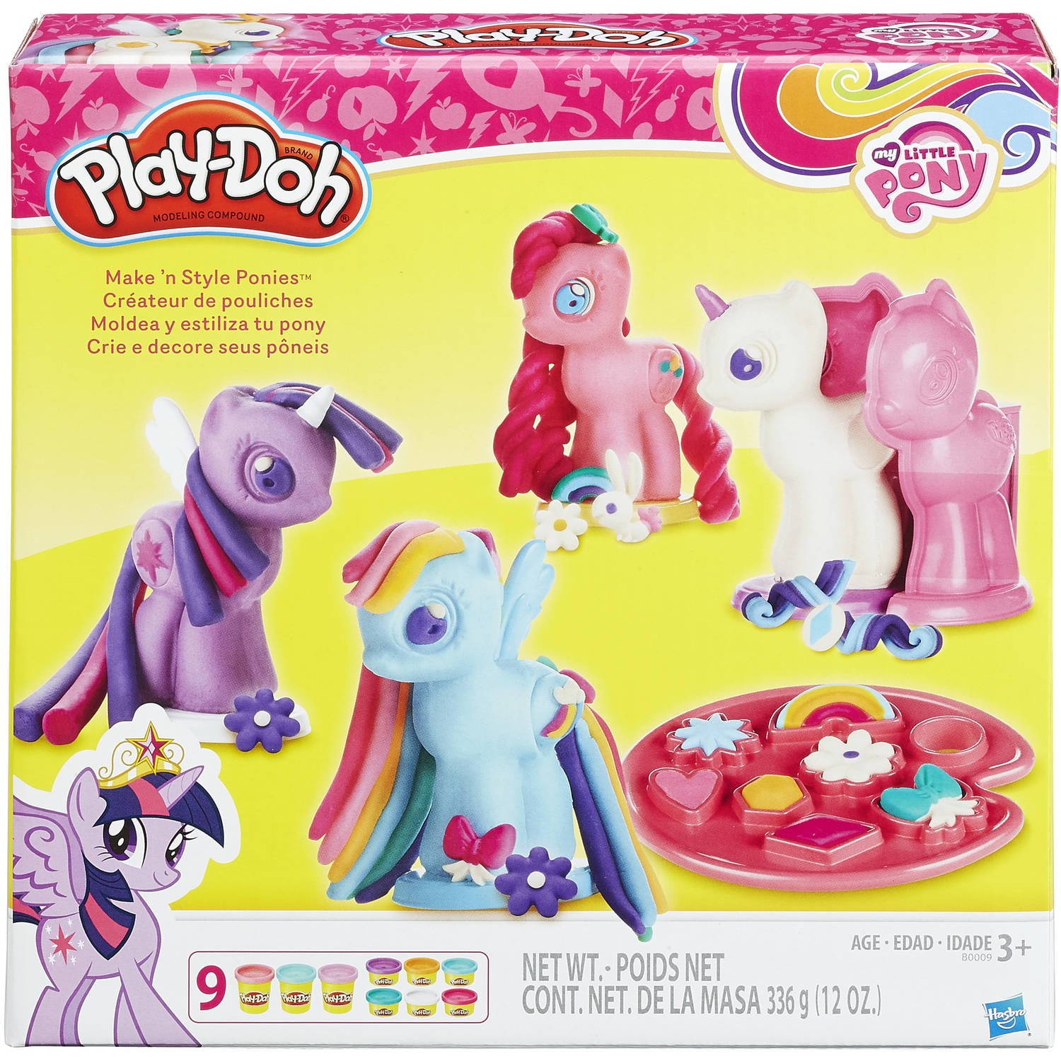 Play-Doh My Little Pony Make 'N Style Ponies Playset NEW Free Shipping 