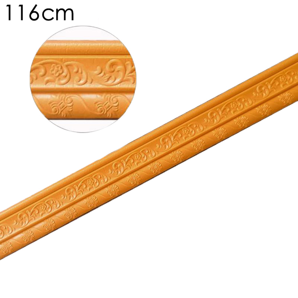 Selfadhesive 3D Wall Edging Strip Border Waterproof Foam Modelling