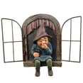 thumbnail image 1 of Figuras Puertas La Ventana Jardín en Miniatura Estatua Puerta Del Hadas Adornos Resina Regalos para El Césped Patio, 1 of 7
