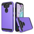 thumbnail image 4 of For LG Aristo 5 / Fortune 3 / Tribute / K8X / Phoenix 5 / LMK300 Dual layer Metal Brushed Shockproof Armor Hybrid Case, 4 of 6