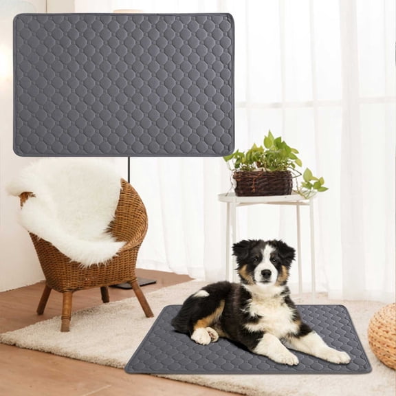 Washable Pee Pads for Dogs,Super Absorbent and Waterproof Liner,Reusable Puppy Potty Training Mat,Non-Slip Whelping Pad for Dog Crate,Small Animal Bedding for Bunny and Guinea Pig Cage
