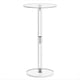 thumbnail image 1 of Mesa de Centro Transparente de Acrílico, Mesa para Bebidas Transparente, Mesa Auxiliar Pequeña y Redonda, Escritorio de Acrílico, Decoraciones para el Hogar, 1 of 5