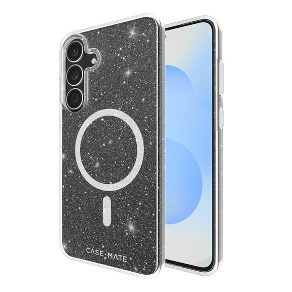 Case-Mate Samsung Galaxy S25 FE Twinkle Magnetic Phone Case - Twilight Silver