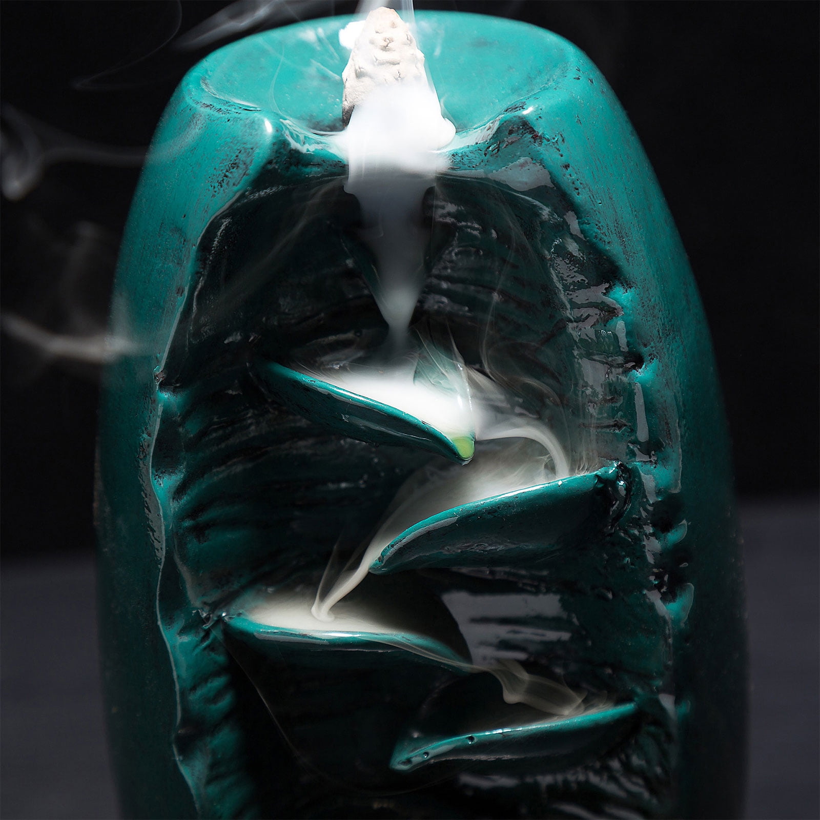 Waterfall Backflow Incense Resin Censer Incense Cone Holder Desktop Decor