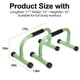 thumbnail image 2 of Barras Parallettes AmazeFan Push Up para entrenamiento de fuerza, 42 x 25 x 25 cm, 2 of 7