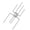 1 pack, variant on LUXRISEON Stainless Steel Grill Fork with Ergonomic Handle for Even Heat Distribution