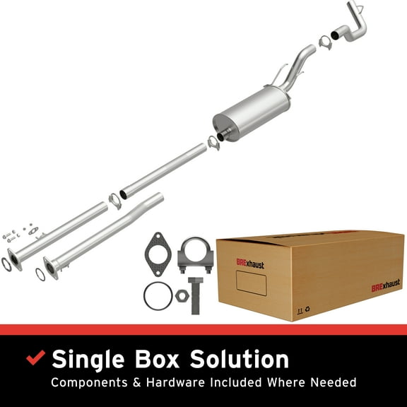 BRExhaust OE Replacement Exhaust System Kit 106-0389: Compatible with 1995-2004 Toyota Tacoma 3.4L