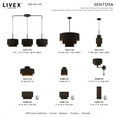 thumbnail image 5 of Livex Lighting - Sentosa - 1 Light Pendant In Mid-Century Modern Style-24.5, 5 of 13