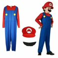 thumbnail image 1 of Disfraz de Super Mario Luigi Bros para niños, disfraz de disfraz Z, 1 of 1