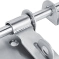 thumbnail image 4 of Door Latch Lock Stainless Steel Security Door Screw Hardware Accessories Door Security Slide Latch Lock with 5 Screws for Barn Warehouse Door, 4 of 9