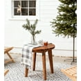 thumbnail image 5 of Ktaxon 15.7in Outdoor Round End Table Table, Poplar Wood Small Side Table, for Indoor Outdoor Patio Balcony Lawn Pool Living Room, Natural, 5 of 6
