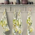 thumbnail image 4 of Naanle Pears Flowers Kitchen Towels 6 Pack Dish Cloths Reusable Cleaning Cloths Absorbent Fast Drying Hand Towels Tea Towels Bar Towels for Home 28 x 18 in, 4 of 13