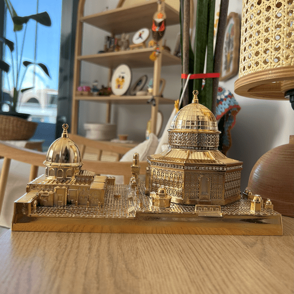 Masjid Al Aqsa Replica | Islamic Figurine for Table Desk Decor | Islamic Living Room Home Decoration | Muslim Gift | Islamic Home Housewarming Gift