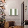 thumbnail image 5 of White Seaweed Green Gradient Canvas Print Wall Art Simple Pattern Pictures Painting Morden Artwork for Living Room Bedroom, Ready to Hang - 12"x16", 5 of 9