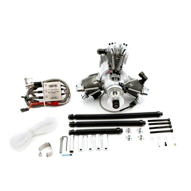 Saito Engines EG60R3 FG-60R3 60cc 3-Cylinder Gas Radial: CA