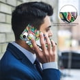 thumbnail image 5 of Leather For Apple iPhone 17e / 16e 6.1-inch Wallet Case Butterflys&Flowers, With Card Holder,Wristband,Magnetic Clasp Kickstand Folio Cover,Color-7,For iPhone 17e / 16e, 5 of 9
