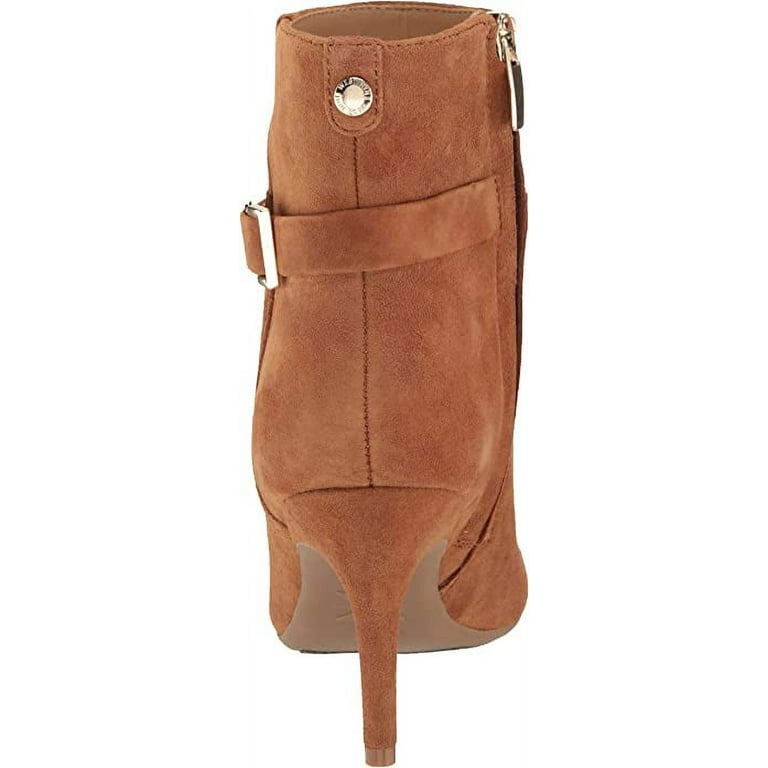 Nine West Dian9x9 Cognac Pointed Toe Stiletto Heel Fashion Leather