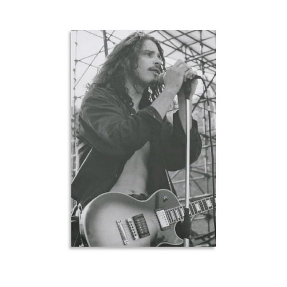 Chris Cornell Canvas Poster Posters Wall Art Painting Canvas Gift Living Room Prints Bedroom Decor Poster Artworks 12x18inch(30x45cm)