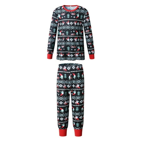 

Christmas Pajamas for Family Matching Family Christmas Pajamas Women Men Kids Christmas Floral 2-Piece Pajama Set