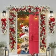 thumbnail image 5 of Djunllk Christmas Door Cover Door Hanging Banner Winter Banner Photo Background Door Decoration New Year Home Party Decoration Supplies, Christmas Decorations, 78.7 x 35.4, 5 of 6