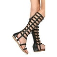 thumbnail image 3 of New Women Indulge Athena-I Knee High Strappy Flat Gladiator Sandal, 3 of 4