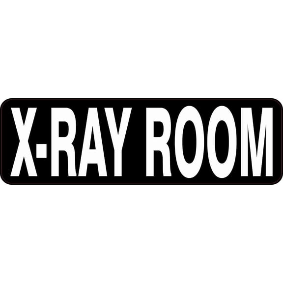 10in x 3in X-Ray Room Sticker Vinyl Decal Business Sign Medical Stickers