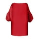 thumbnail image 5 of Tops Para Mujer Blusa Casual Elegante Camisas Con Hombros Descubiertos Cómodo Cuello en V Manga Corta Top Cruzado Odeerbi  ODB167423, 5 of 5