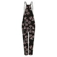 thumbnail image 6 of Yievot Jumpsuits for Womens Casual Summer Rompers Sleeveless Floral Print Loose Strap Baggy Overalls Women Jumpsuit with Pockets 2025 2025 Birthday Gifts Pants for Women, 6 of 6