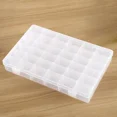 thumbnail image 2 of Large 36 removable transparent plastic storage box fishing tackle storage box, 2 of 5