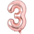 thumbnail image 1 of Letra de 40 pulgadas de oro rosa, número del alfabeto, globo de aluminio, fiesta de Mylar, boda, despedida de soltera, cumpleaños, despedida de soltera, aniversario de graduación (, 1 of 3