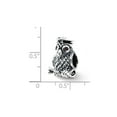 thumbnail image 4 of Fancy Bead White Sterling Silver Themed 11.82 mm 8.18 Reflections Wise Owl Bead, 4 of 4