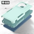 thumbnail image 4 of Dteck for Moto G Stylus 5G 2025 Case, Dual Layer Heavy Duty Rugged Shockproof Protective Phone Cover for Motorola Moto G Stylus 5G 2025,Mint, 4 of 6