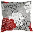 thumbnail image 4 of Funda de Cojín Exterior-Juego Rojo-4pcs*45*45cm Ormromra WMPH-1569-2, 4 of 8