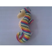 Gund 9" Tall Bubbly Seahorses Lavender, Pink or Rainbow Horizontally Striped