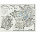 thumbnail image 2 of Spruner 18x15 Gold Ornate Wood Framed with Double Matting Museum Art Print Titled - Gallia France - Spruner 1865, 2 of 4