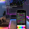 thumbnail image 4 of Sidaley Smart APP Control USB LED Fairy Lights Múltiples modos al aire libre para jardín Navidad Wedding Party Lamp Sistemas de cine en casa 10W 10m/100 luces, 4 of 6
