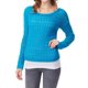 thumbnail image 1 of Suéter Aeropostale de Punto de Ganchillo Mujer Azul Extragrande, 1 of 1