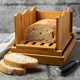 thumbnail image 2 of Cortadora de pan para pan casero – Tabla de cortar pan de madera con soporte para migajas – Cortador de pan plegable y compacto – Rebanadas finas o gruesas Sailing Electrónica, 2 of 5
